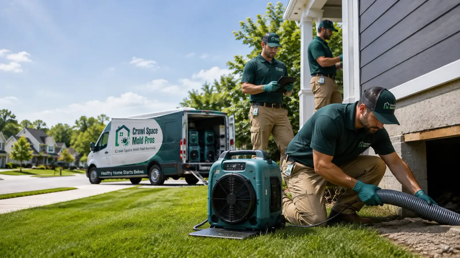 Crawl Space Mold Removal in Forest Junction, WI